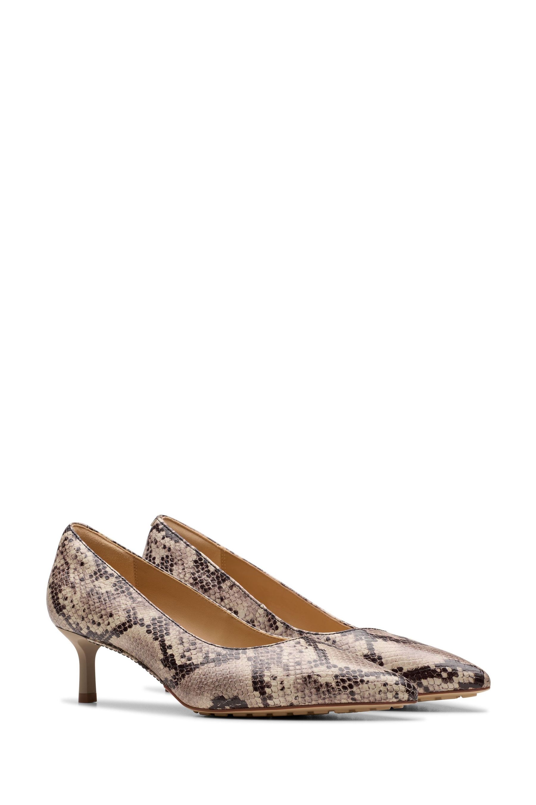 Clarks grey court shoes sales