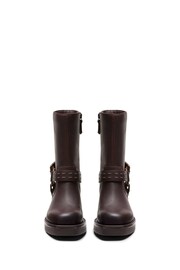 Clarks Walnut Leather Rebelle Up Boots - Image 5 of 6