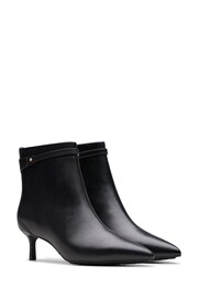 Clarks Black Leather Adela Up Boots - Image 4 of 7