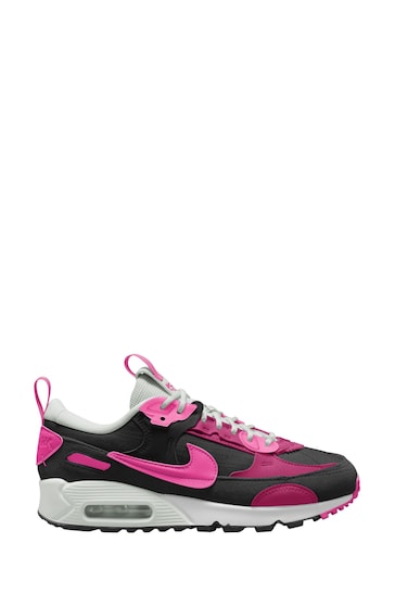Nike Black/Pink Air Max 90 Futura Trainers