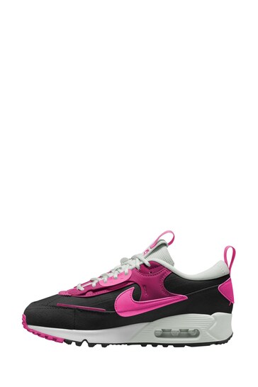 Nike Black/Pink Air Max 90 Futura Trainers
