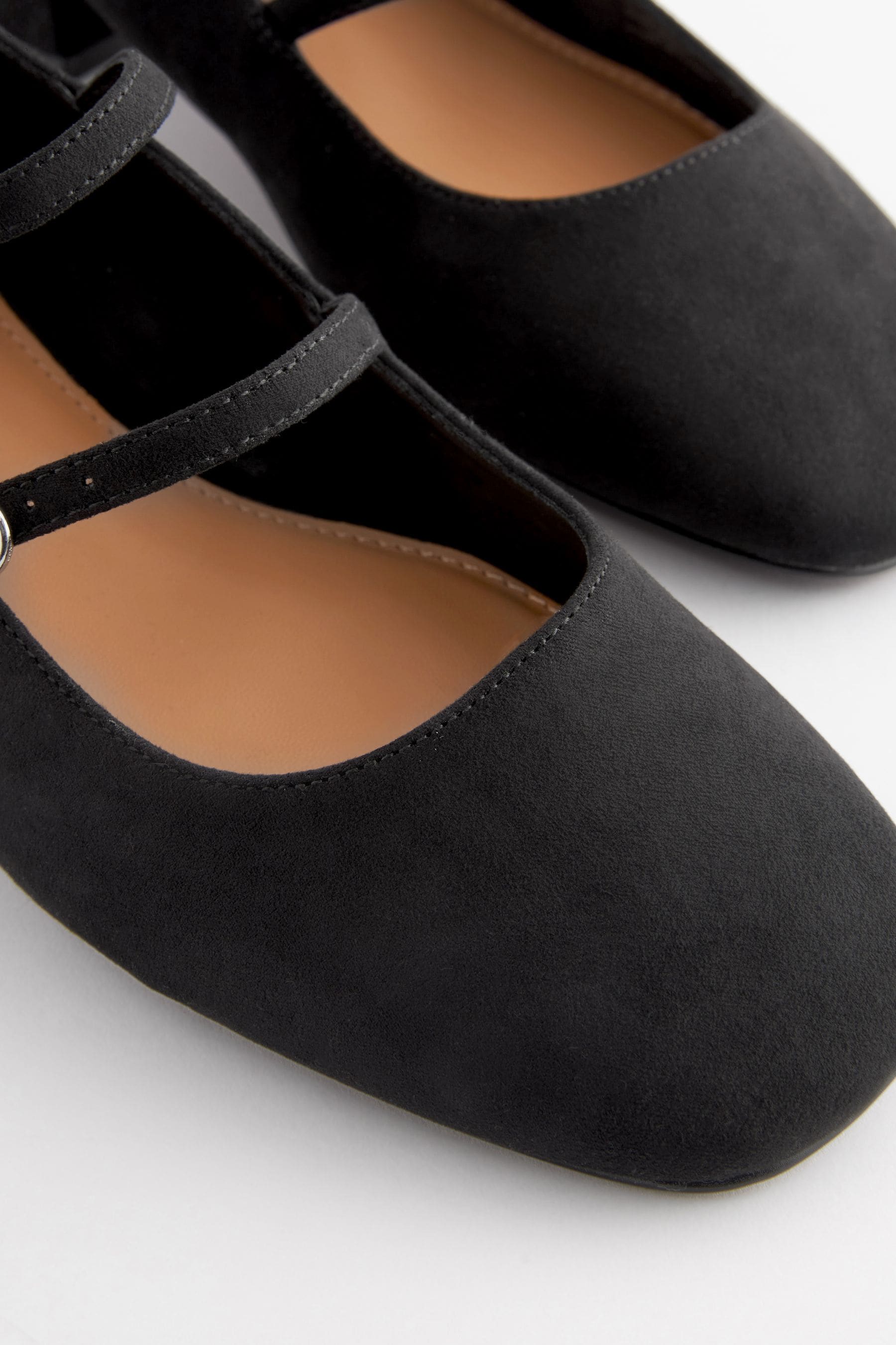 Black suede mary jane shoes hot sale