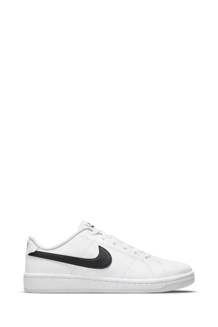 Nike White/Black Court Royale 2 Trainers - Image 1 of 9