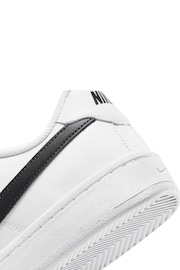 Nike White/Black Court Royale 2 Trainers - Image 9 of 9