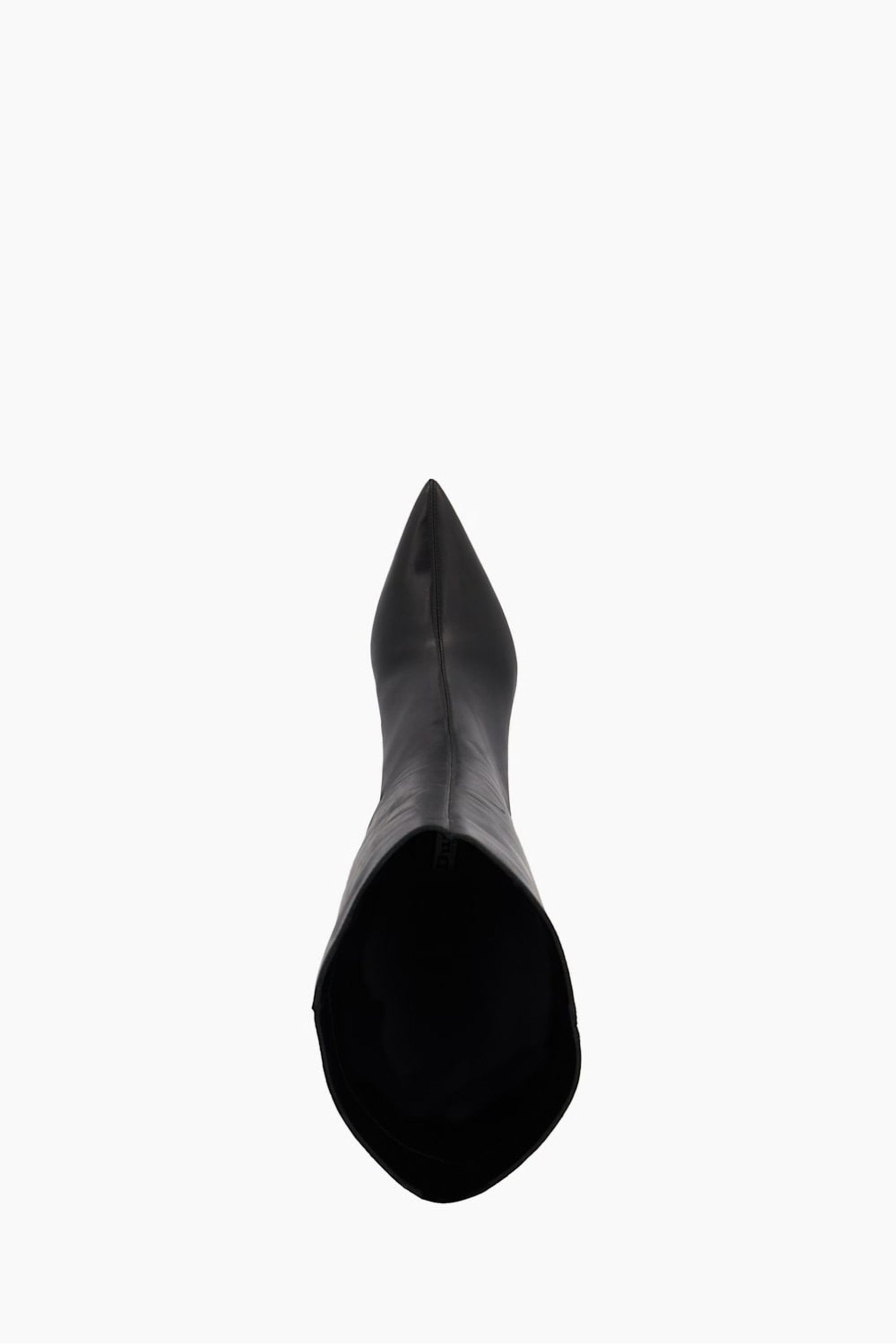 Buy Dune London Black Standard Fit Smooth Kitten Heel Point Knee High Boots from the Next UK online shop