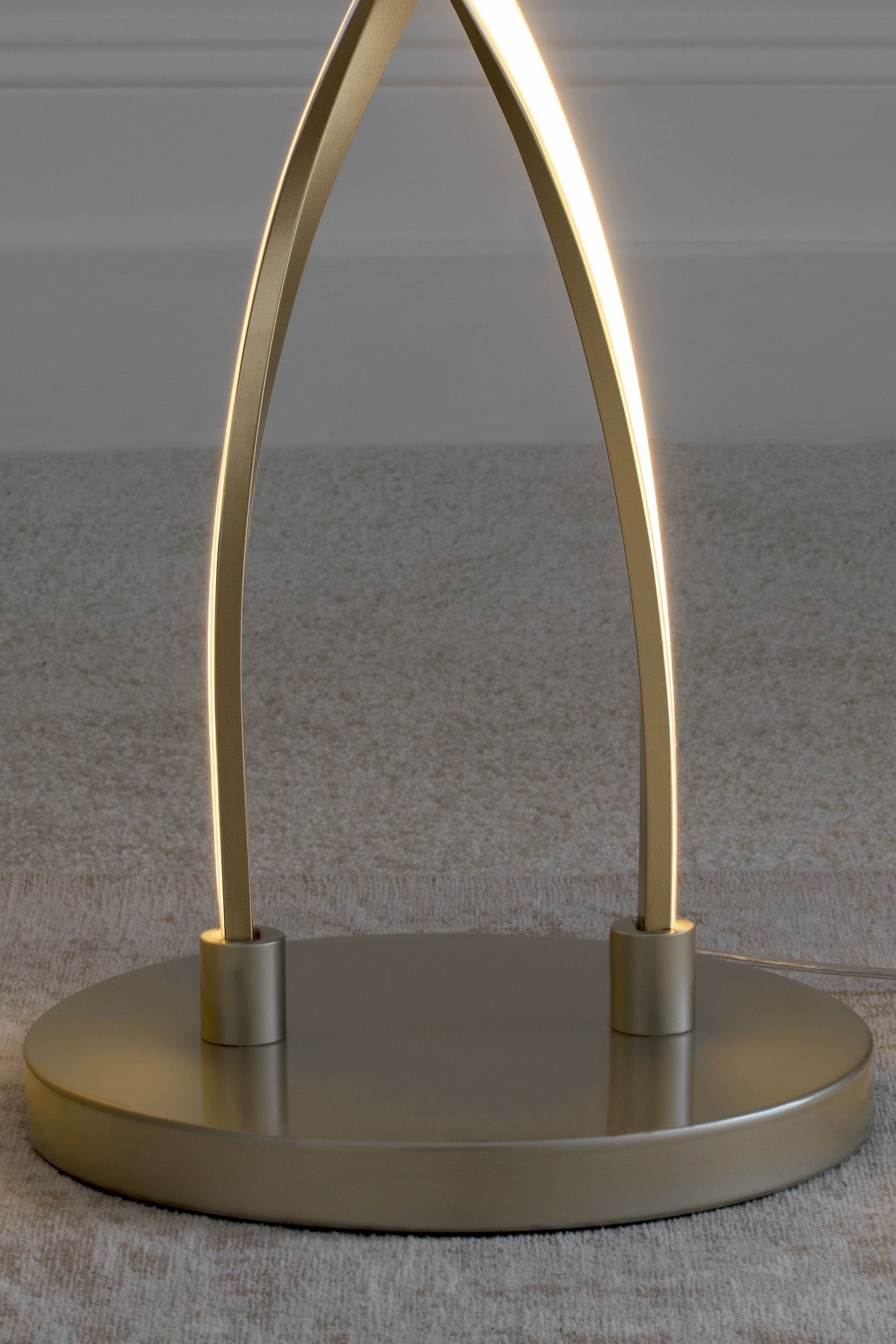 Buy Champagne Gold Callie LED Floor Lamp from the Next UK online shop