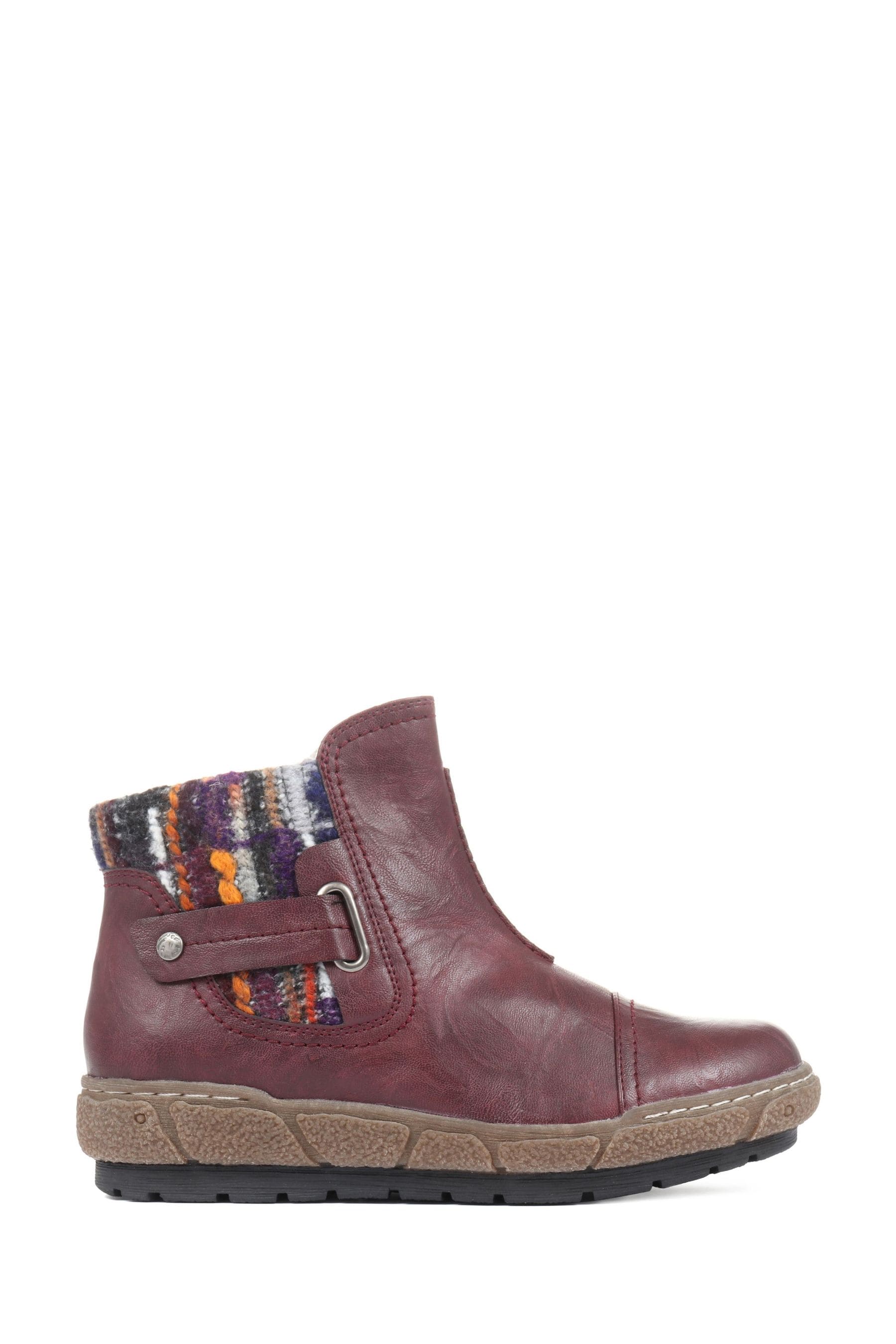 Buy Pavers Red Ladies Wide Fit Ankle Boots from Next Luxembourg