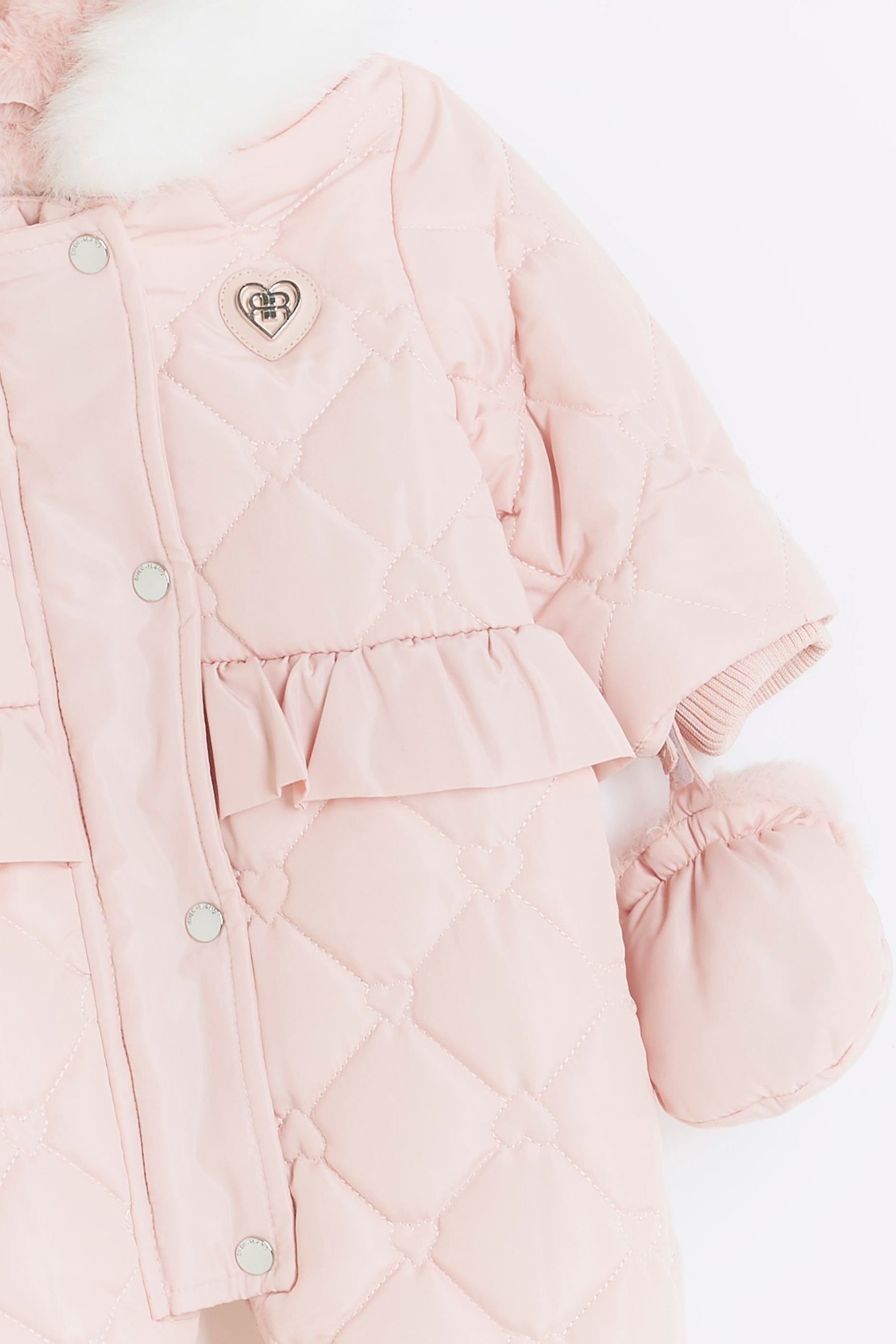 River island cheap baby girl snowsuit