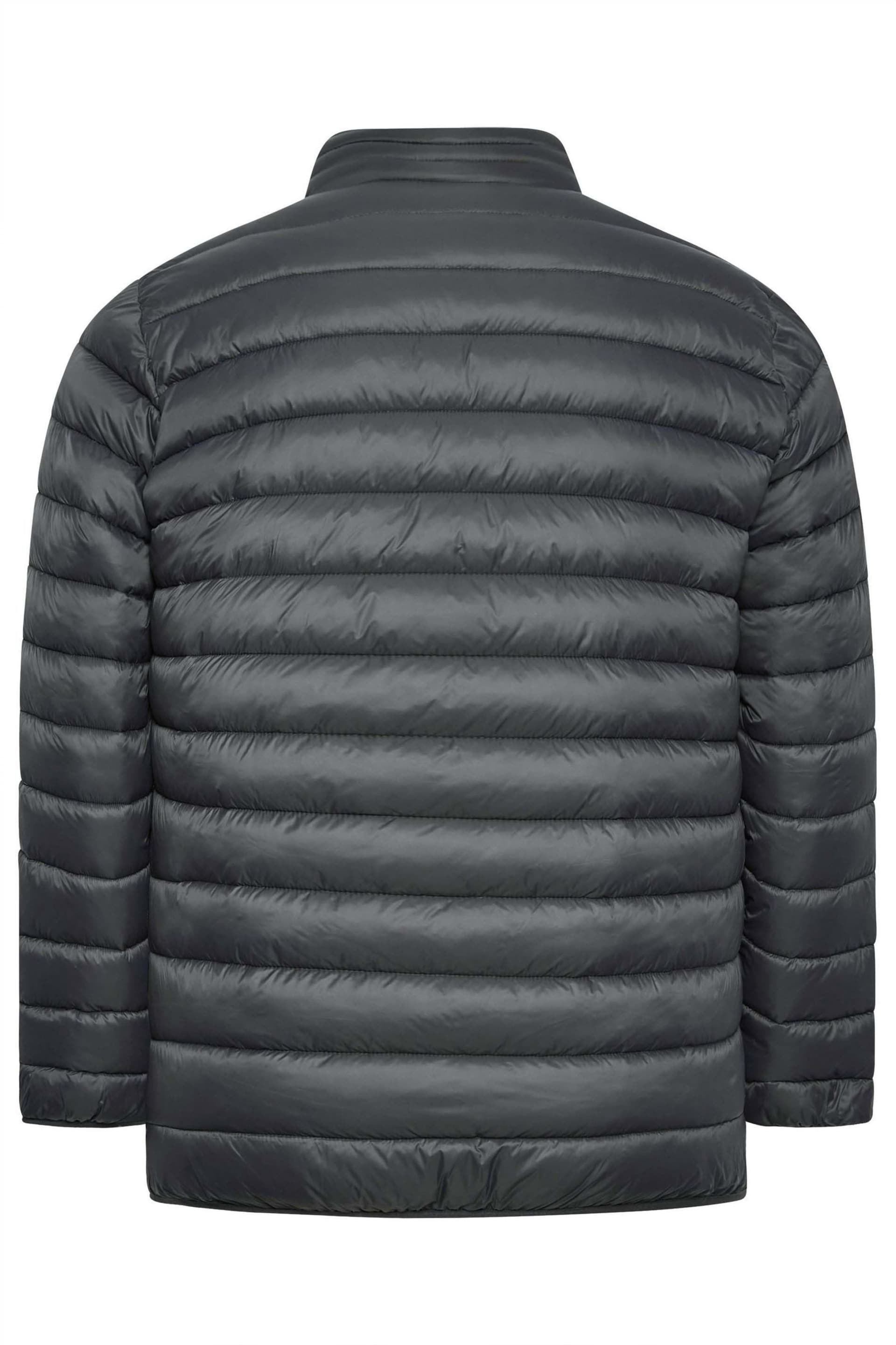 BadRhino Big & Tall Black Padded Collar Coat - Image 4 of 4