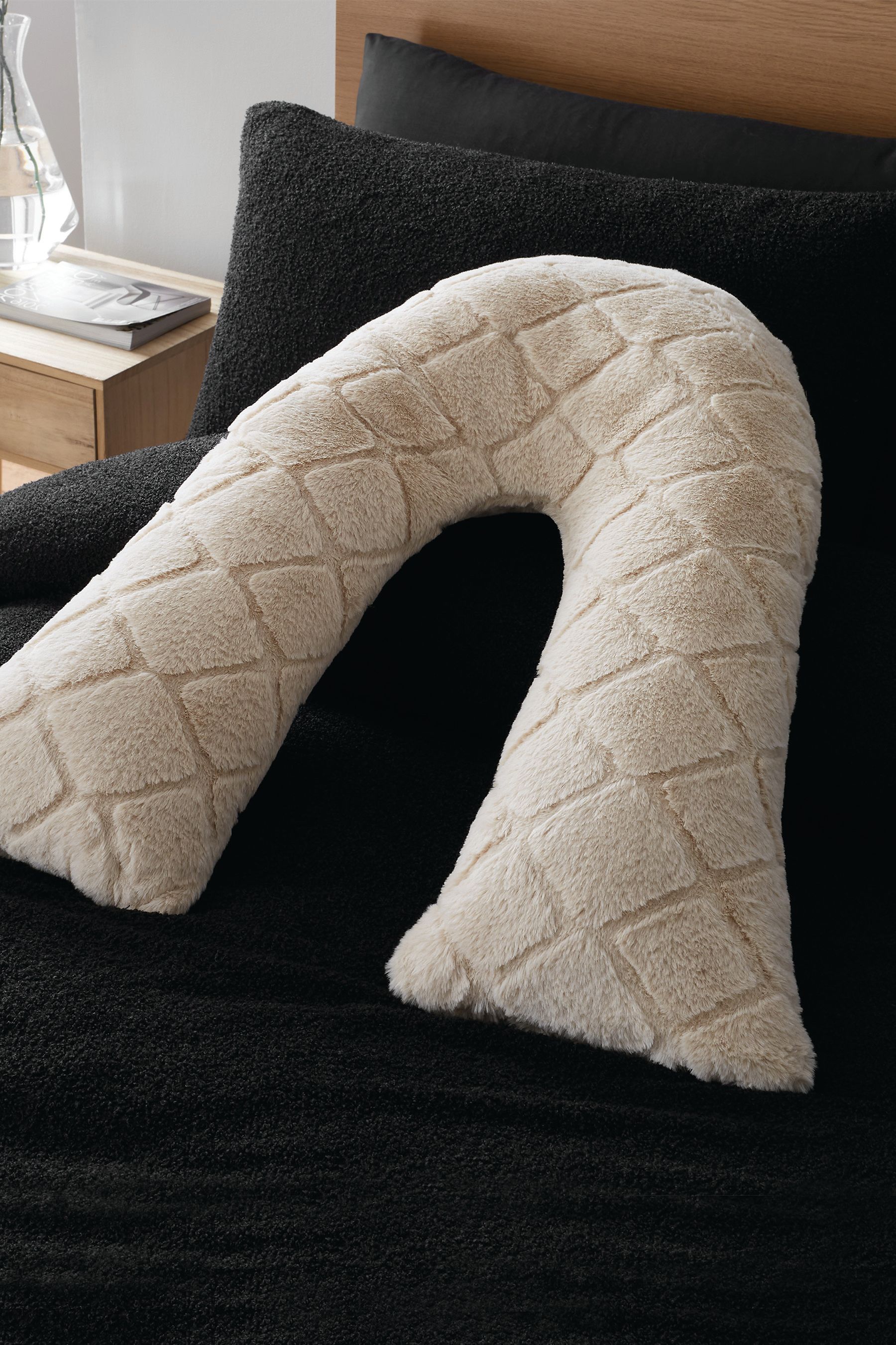 Soft v shaped pillow sales