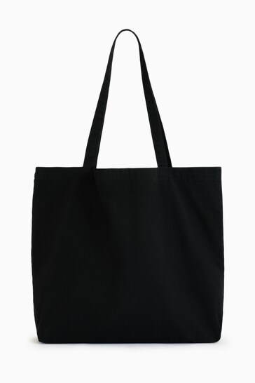 AllSaints Black Tierra Tote Bag