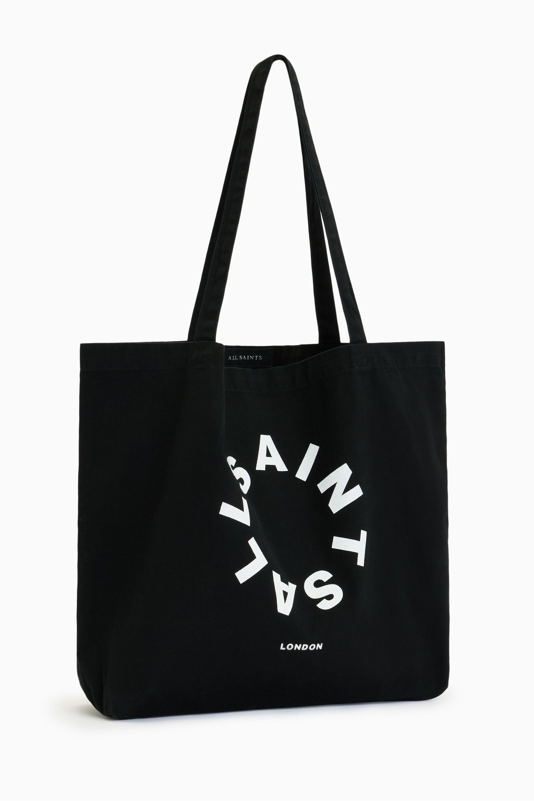 Buy AllSaints Black 100 Cotton Tierra Tote Bag from the Next UK online shop