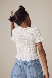White Textured Top (3-16yrs) - Image 4 of 7