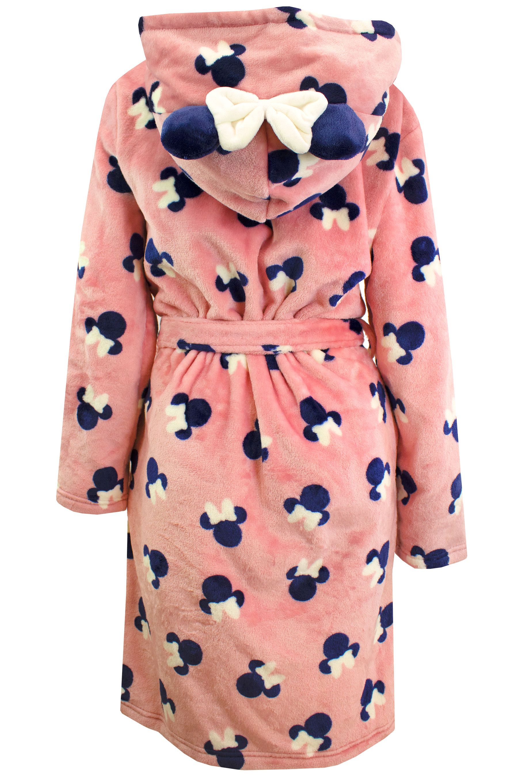 Buy Character Blush Pink Disney Minnie Mouse Dressing Gown with Ears from the Next UK online shop