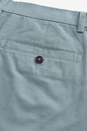 Pale Blue Straight Fit Stretch Chinos Shorts - Image 8 of 8