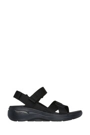 Skechers Black Go Walk Arch Fit Sandals - Image 1 of 5