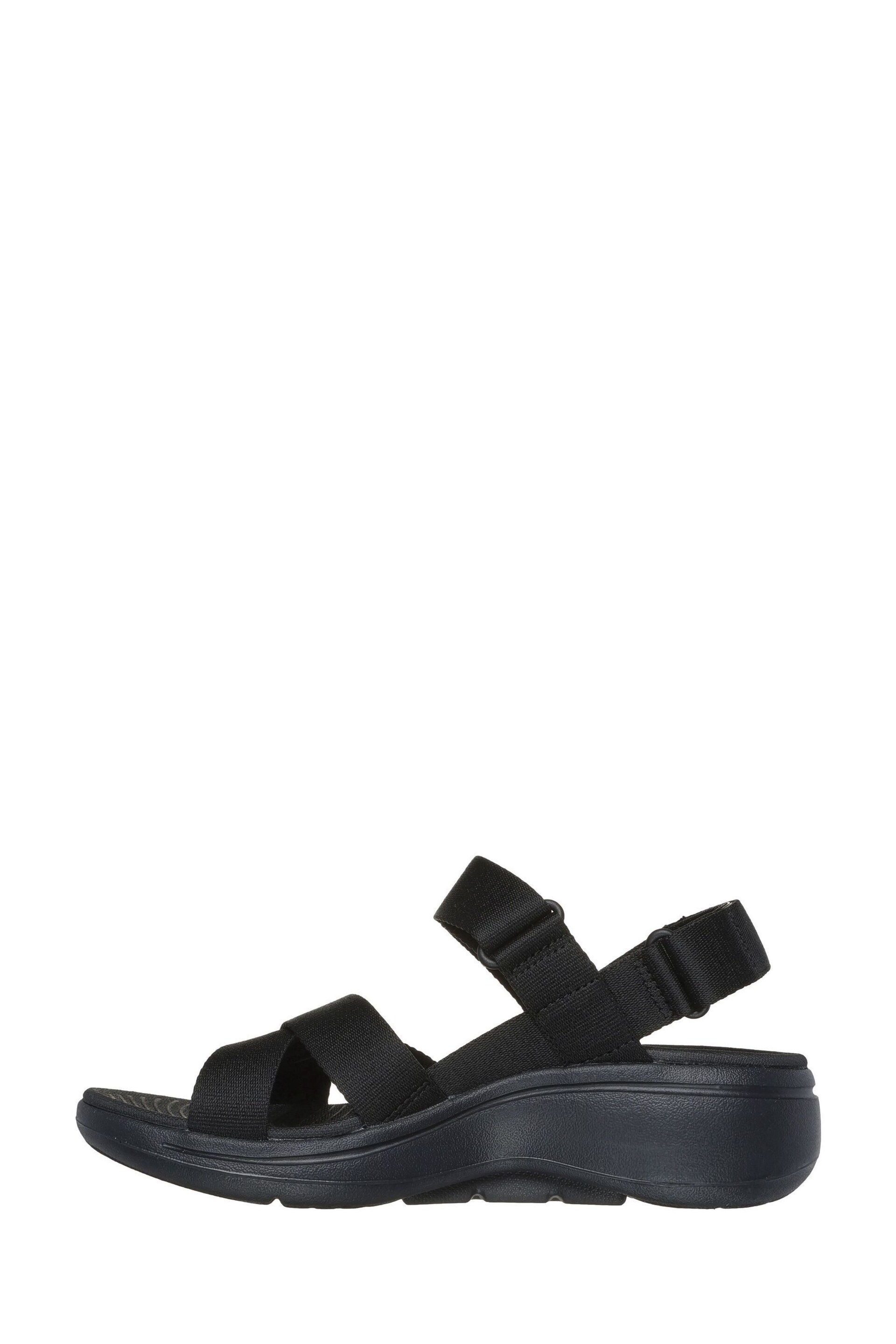 Skechers Black Go Walk Arch Fit Sandals - Image 2 of 5