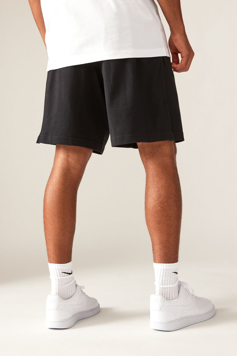 Nike Black Club Knit Shorts - Image 3 of 4