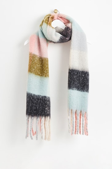 Buy Oliver Bonas Pink Pretty Pastel Super Cosy Scarf from the Next UK ...