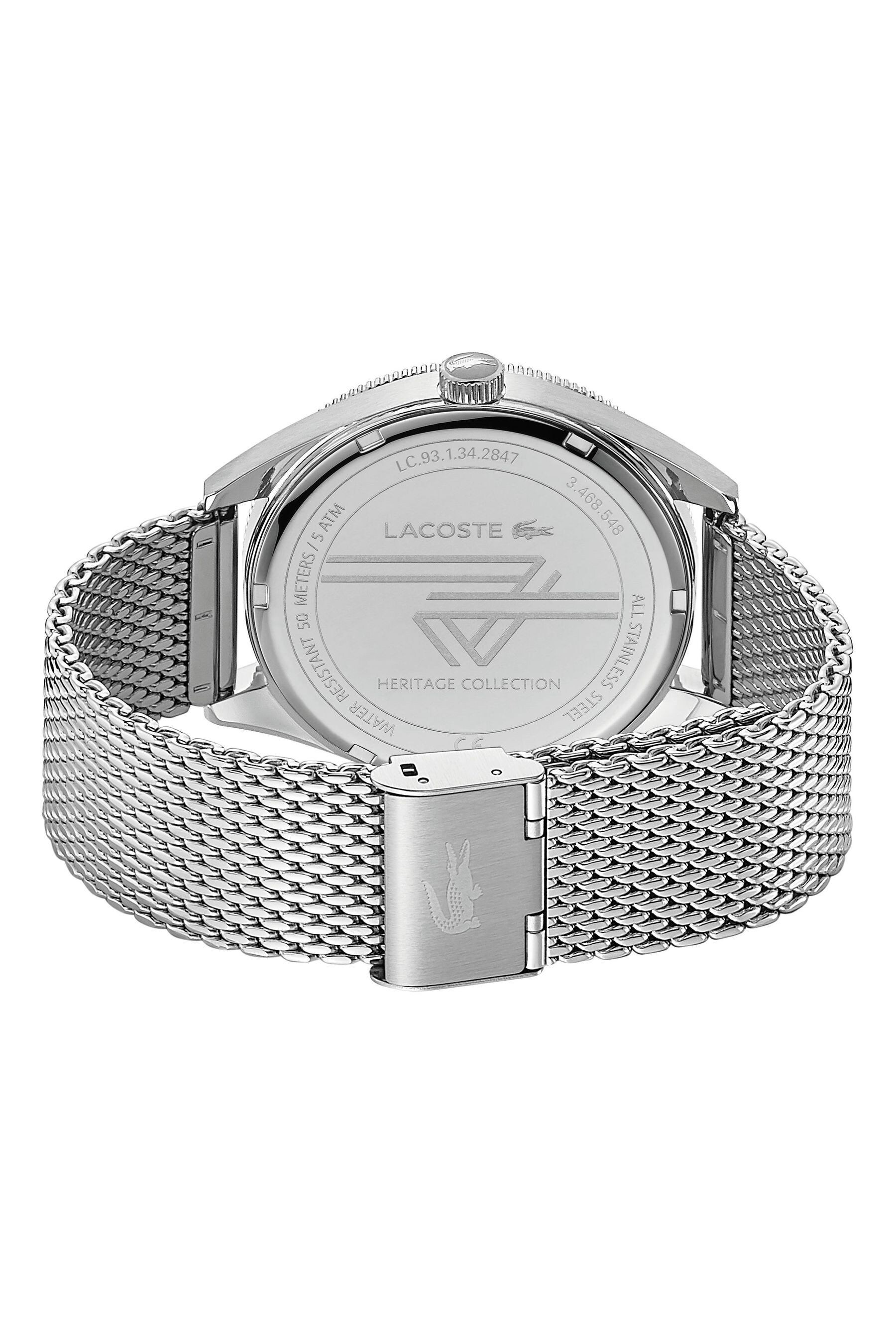 Lacoste all stainless steel water resistant 5 atm deals