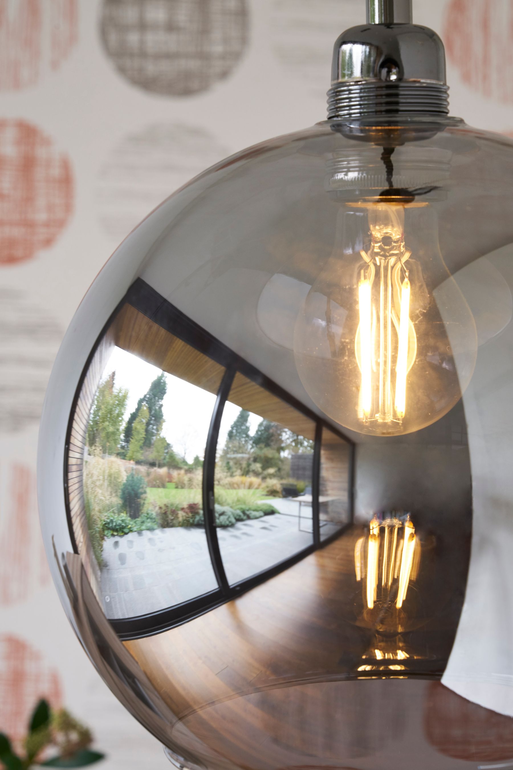Grey Roseville Easy Fit Pendant Lamp Shade