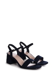 Linzi Blue Darcie Barely There Block Heeled Sandals - Image 4 of 4