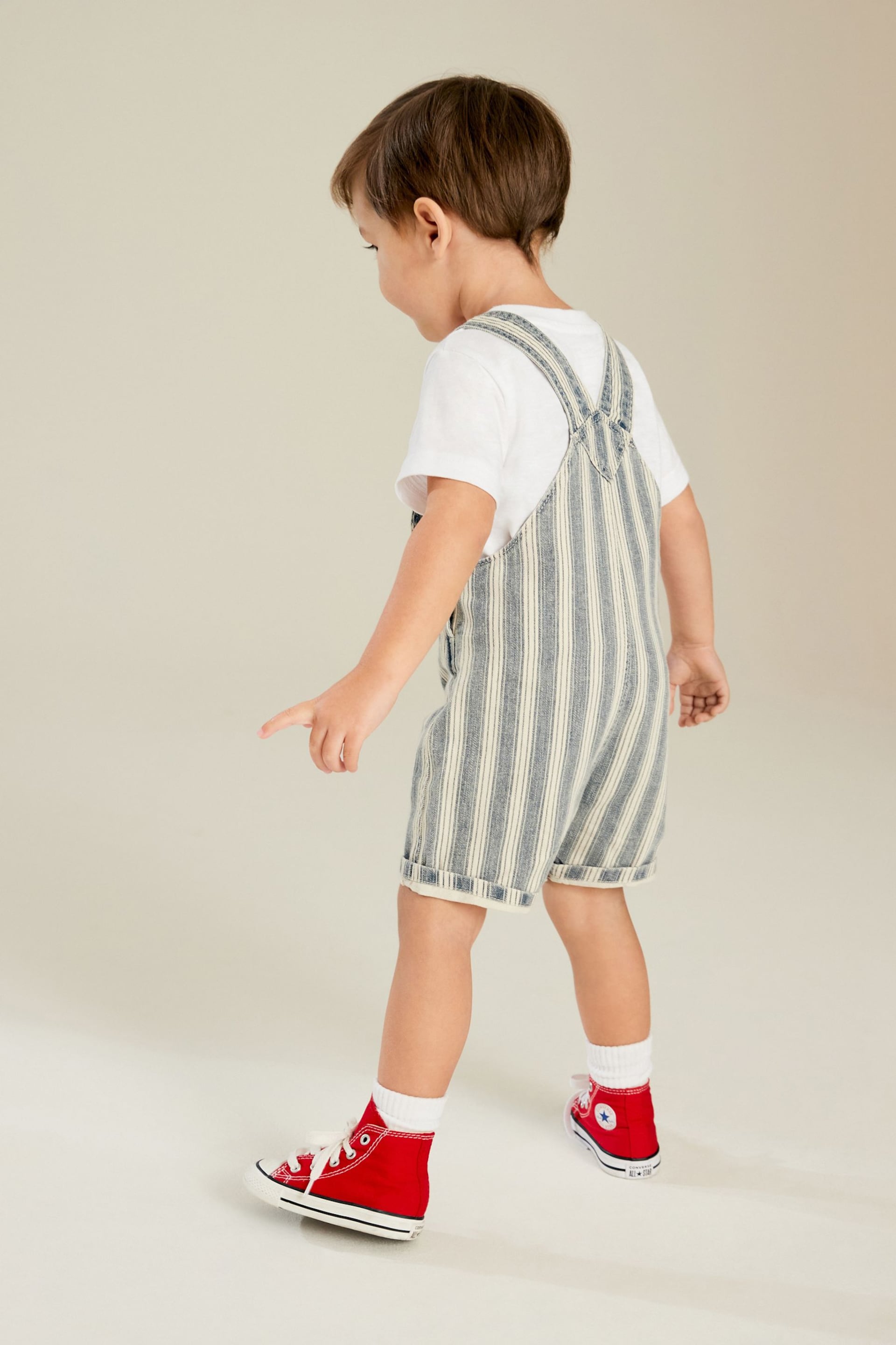 Stripe Denim Slouch Dungarees (3mths-7yrs) - Image 2 of 8