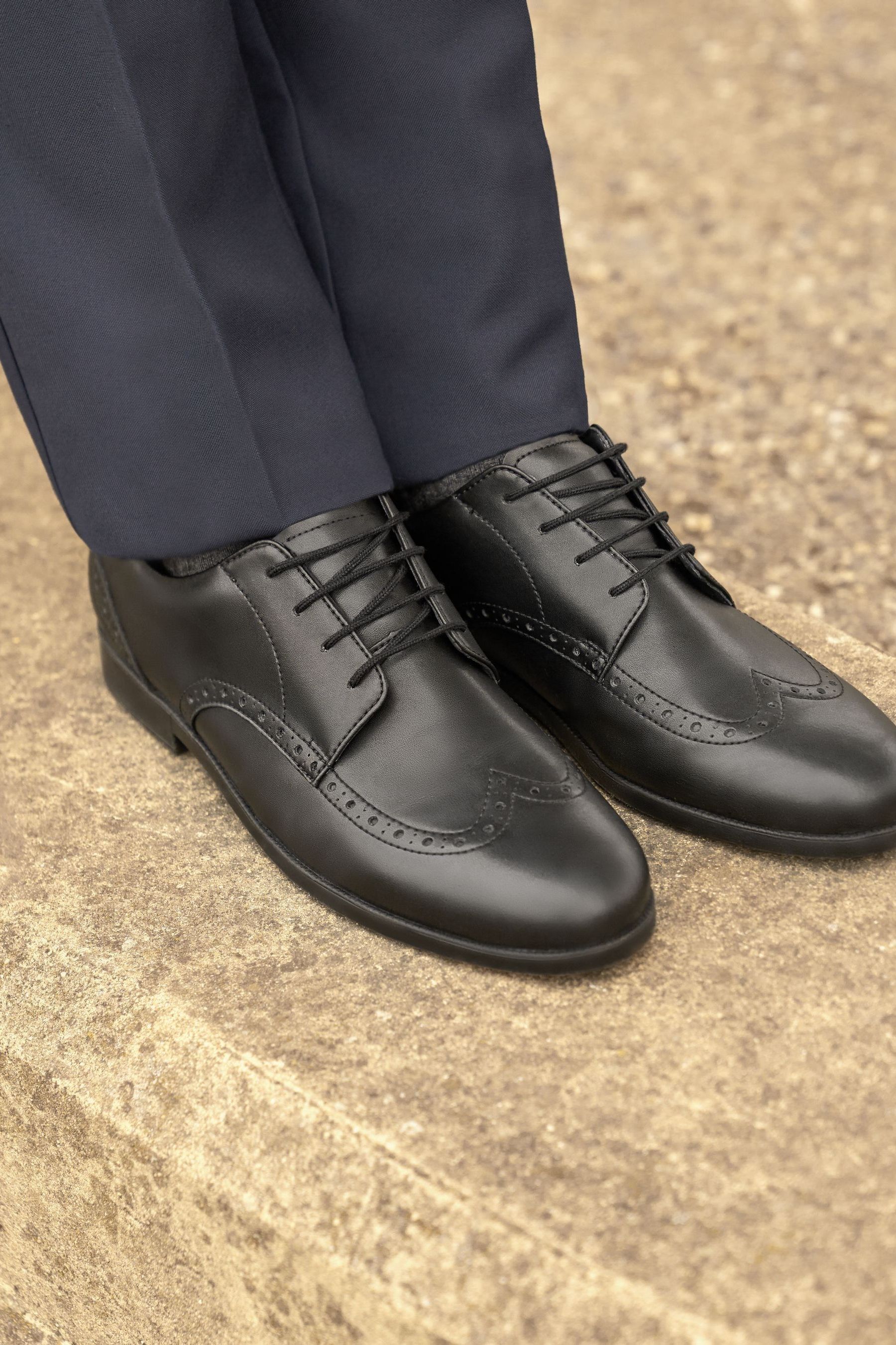 Buy Start Rite Brogue Pri Black Patent Leather Smart School Shoes from Next Germany