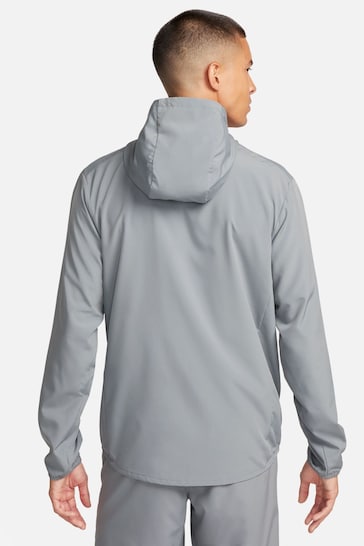 Nike Smoke Grey Dri-FIT Form Hooded Training Jacket