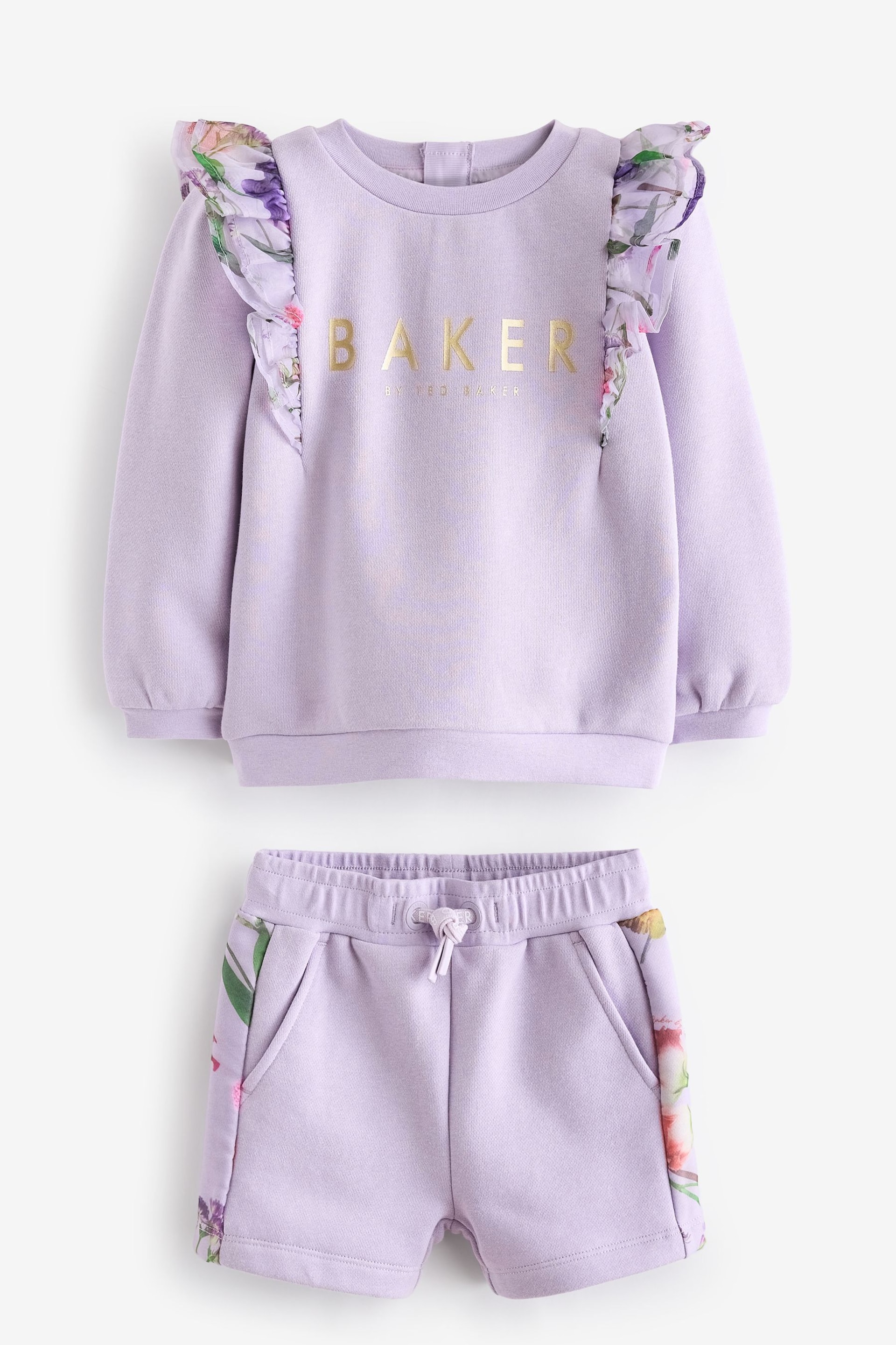 Baker by Ted Baker Organza Sweater And Shorts Set - Image 8 of 12