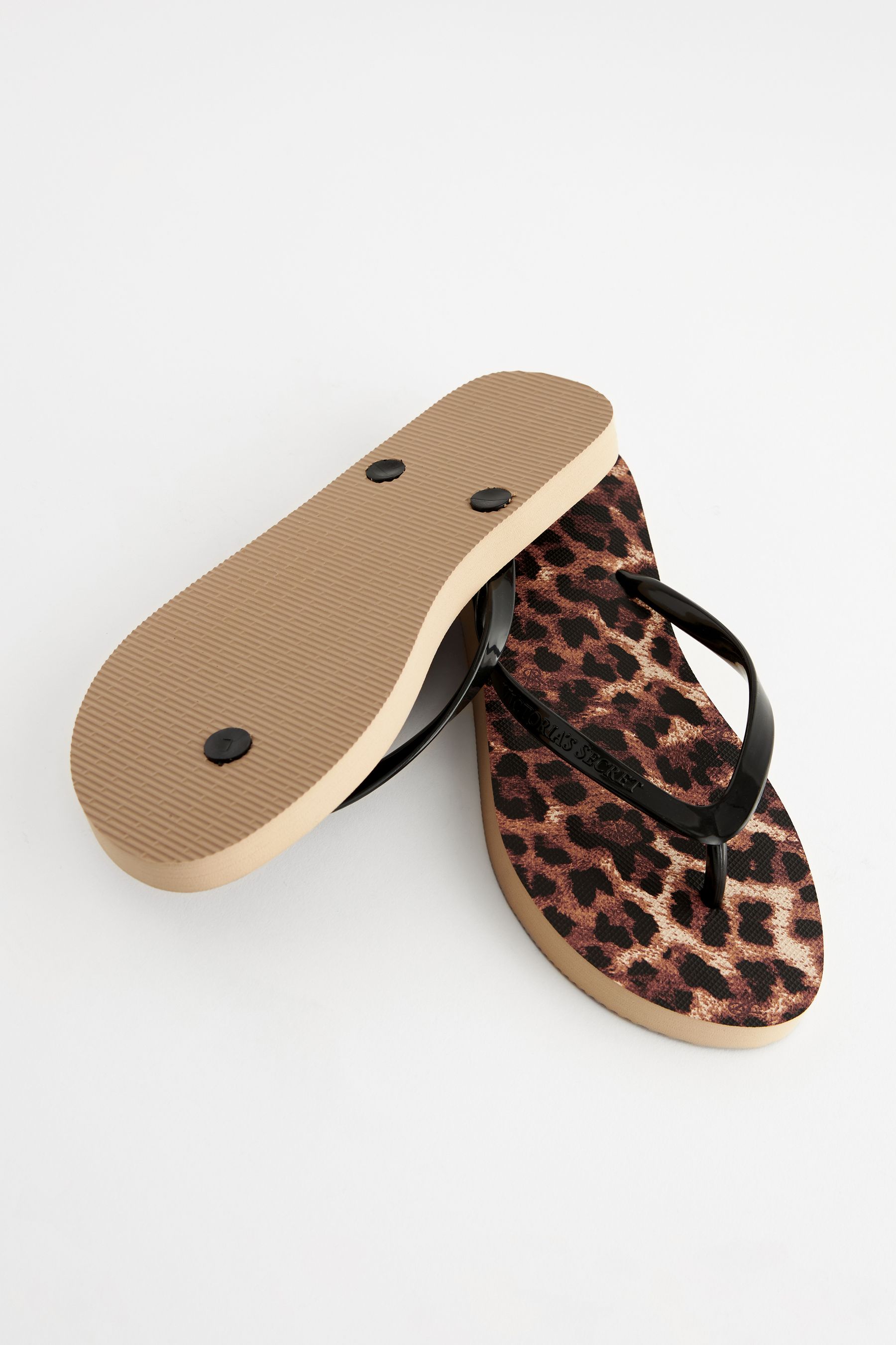 Buy Victoria s Secret Animal Diamante Flip Flops from the Next UK online shop