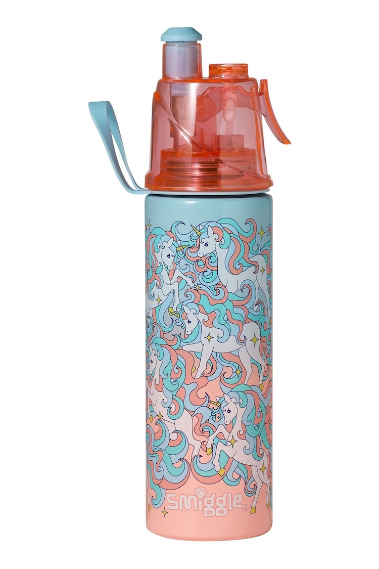 Smiggle Orange Loopy Spritz Insulated Stainless Steel Drink Bottle 500ml - Image 1 of 1