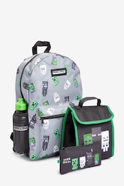 Character Grey Minecraft 4 Piece Backpack Set - Image 5 of 5