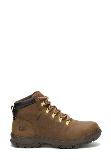 CAT Mae Safety Brown Boots