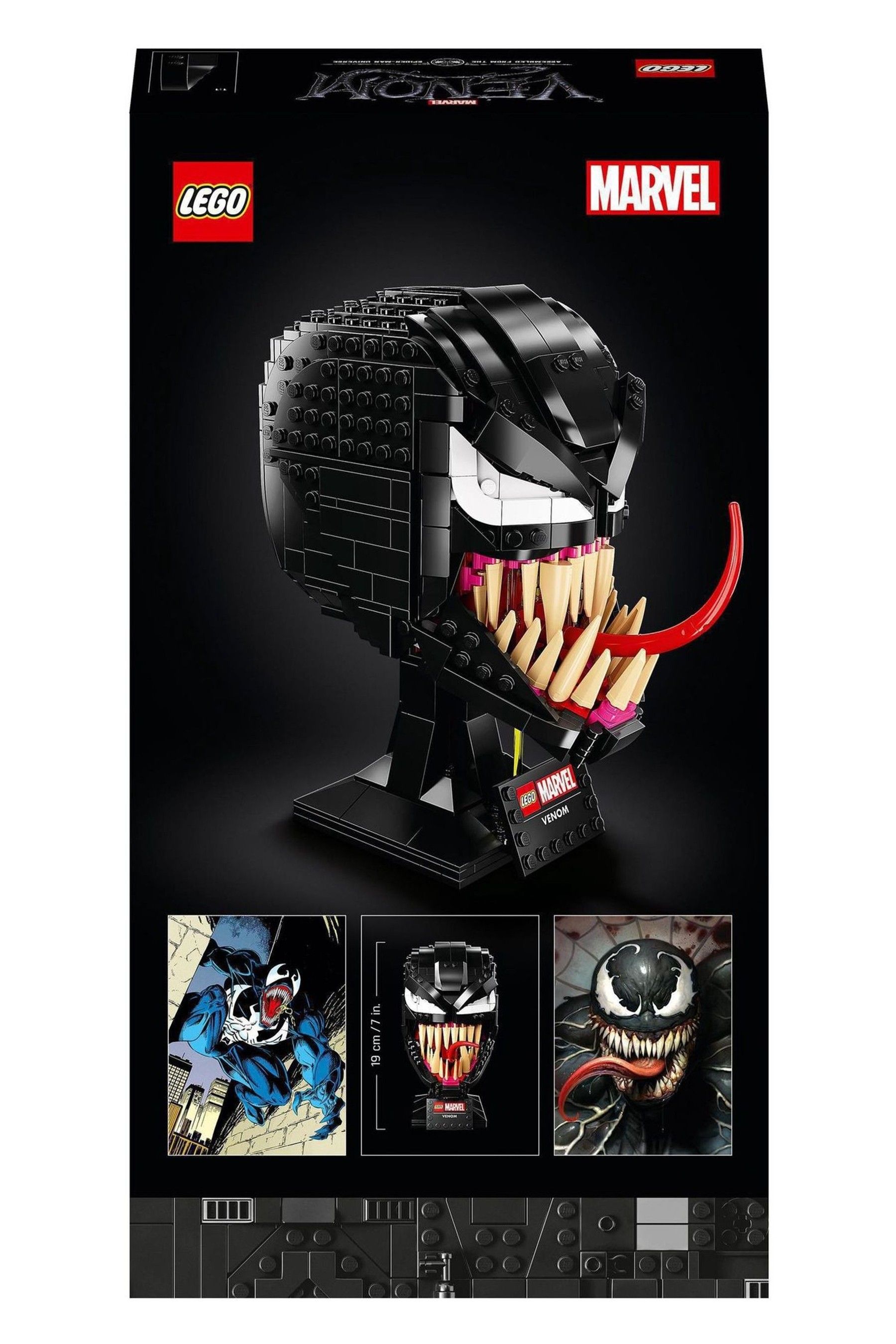 Buy LEGO Marvel Spider Man Venom Mask Adult Set 76187 from Next Germany