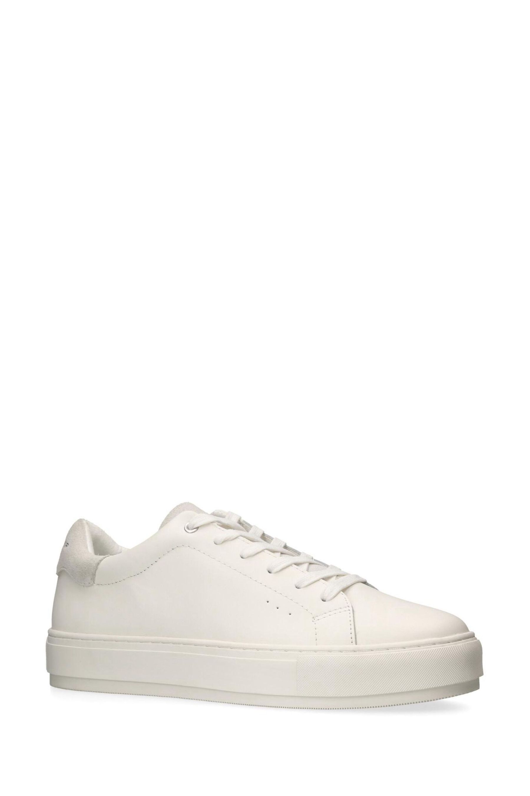 Kurt geiger white shop trainers