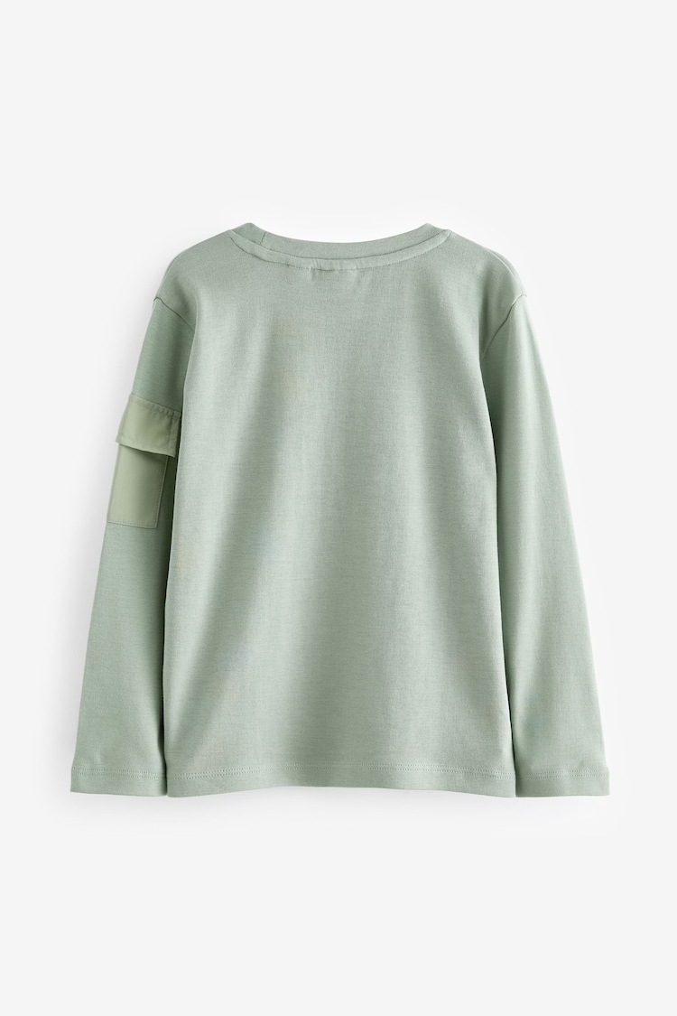 Baker by Ted Baker Heavyweight Long Sleeve T-Shirt - Image 2 of 3