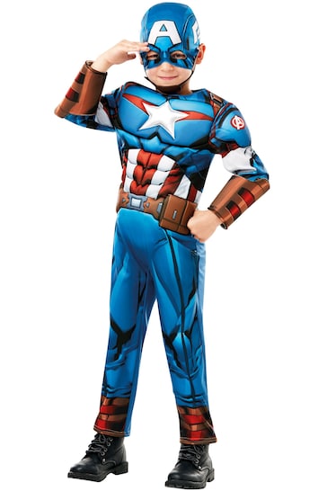Buy Rubies Marvel Avengers Assemble Captain America Fancy Dress Costume  from the Next UK online shop