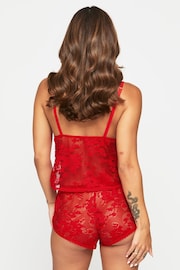 Ann Summers Red Enlightening Lace Cami Set - Image 2 of 5