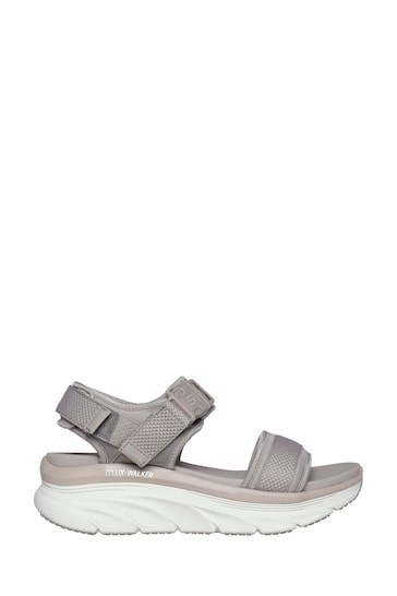 Skechers Grey D'Lux Walker Sandals