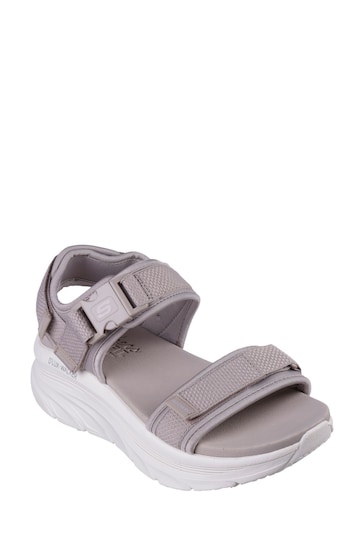 Skechers Grey D'Lux Walker Sandals