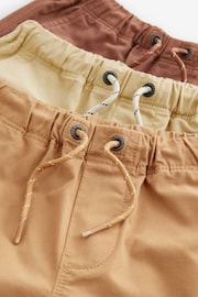 Rust/Orange/Yellow Pull-On Shorts 3 Pack (3-16yrs) - Image 6 of 6
