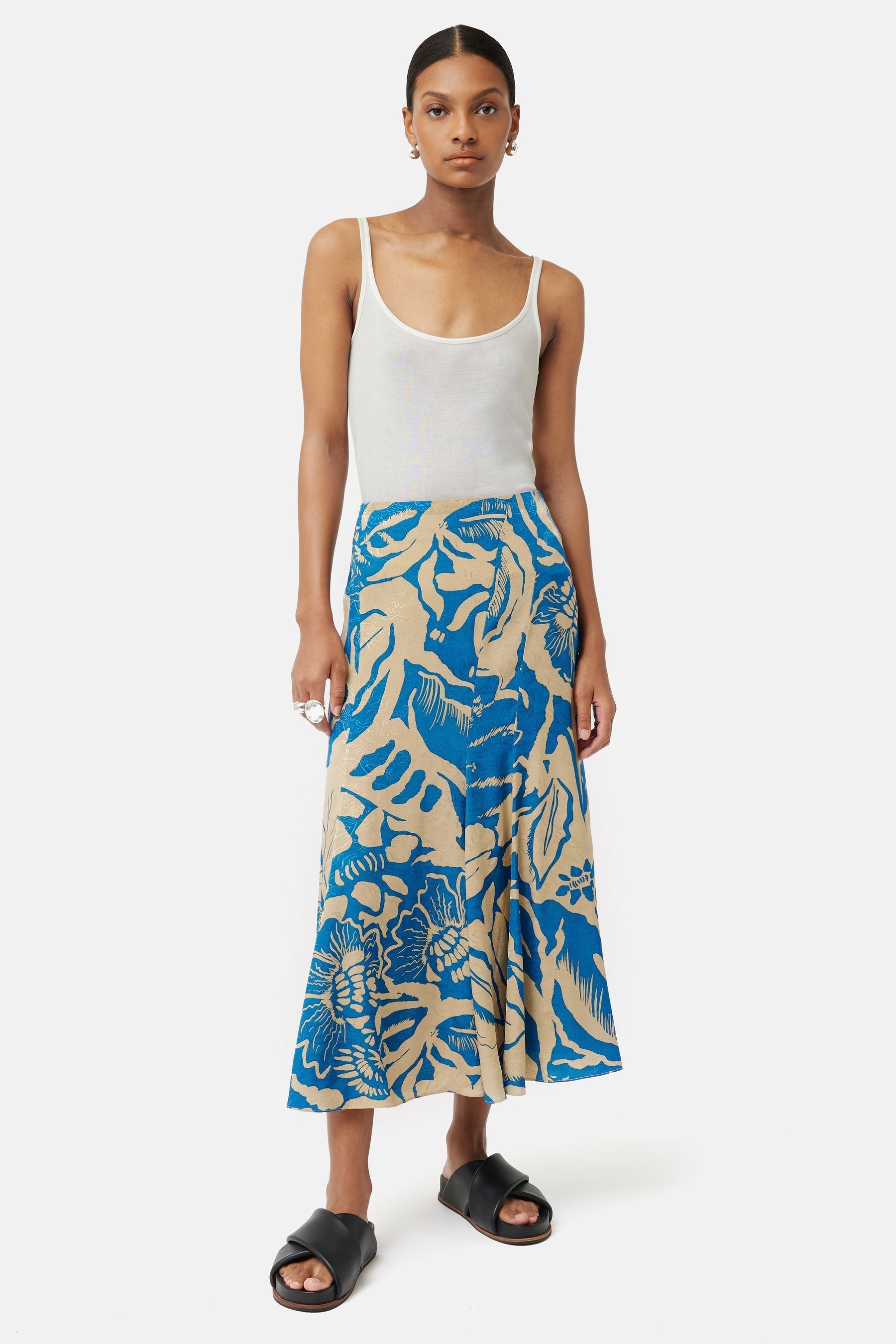 Jigsaw floral skirt store