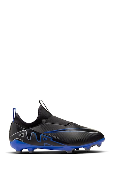 Nike Black Jr. Zoom Mercurial Vapor 15 Academy Firm Ground Football Boots