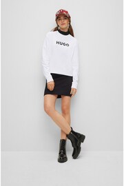 HUGO Large Logo Crew Neck Sweatshirt - Image 1 of 4