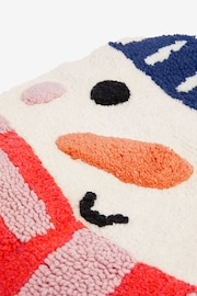 Multi Snowman Christmas 100% Cotton Toilet Seat Cover - Image 3 of 4