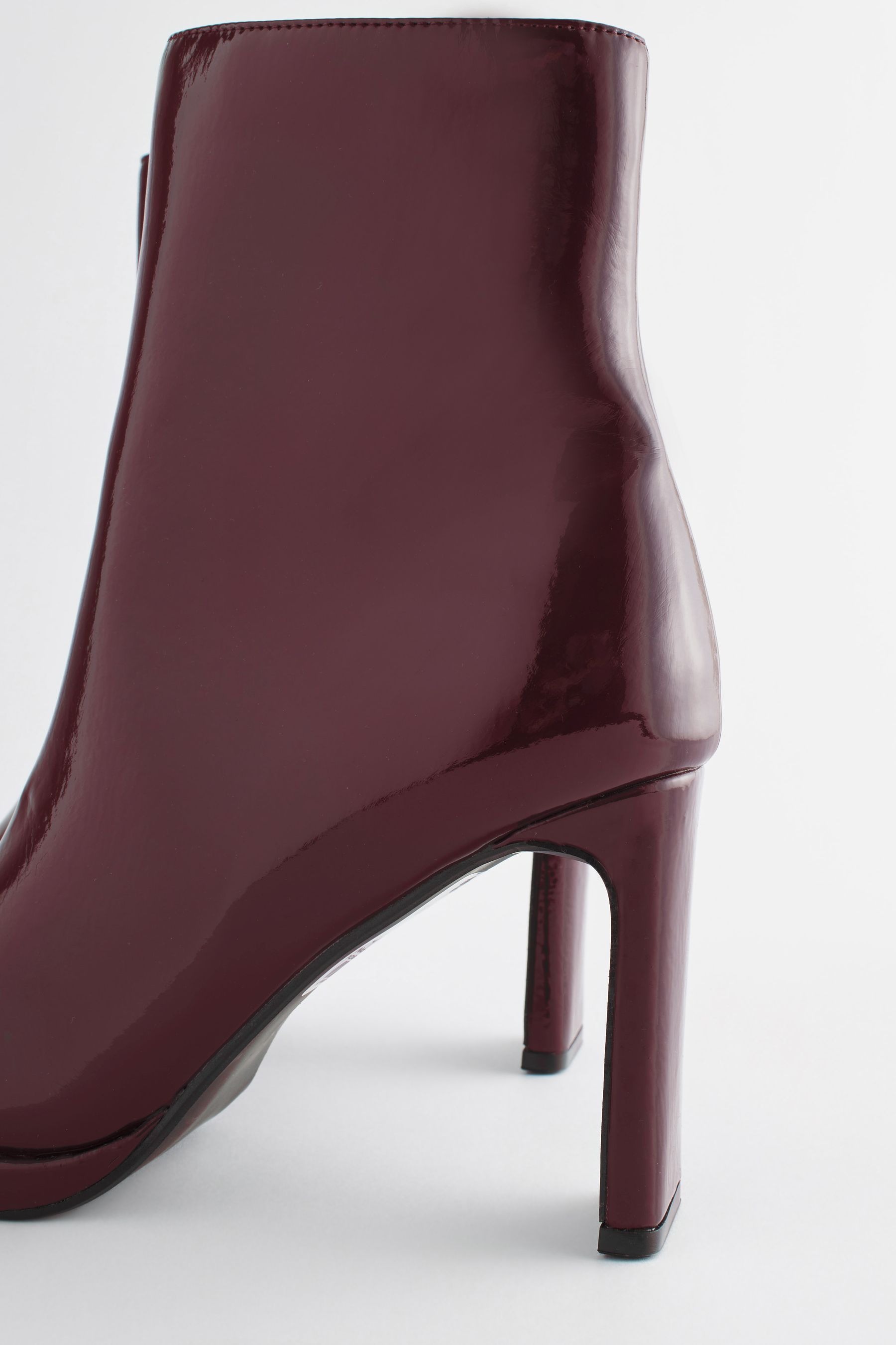 Next burgundy boots sales