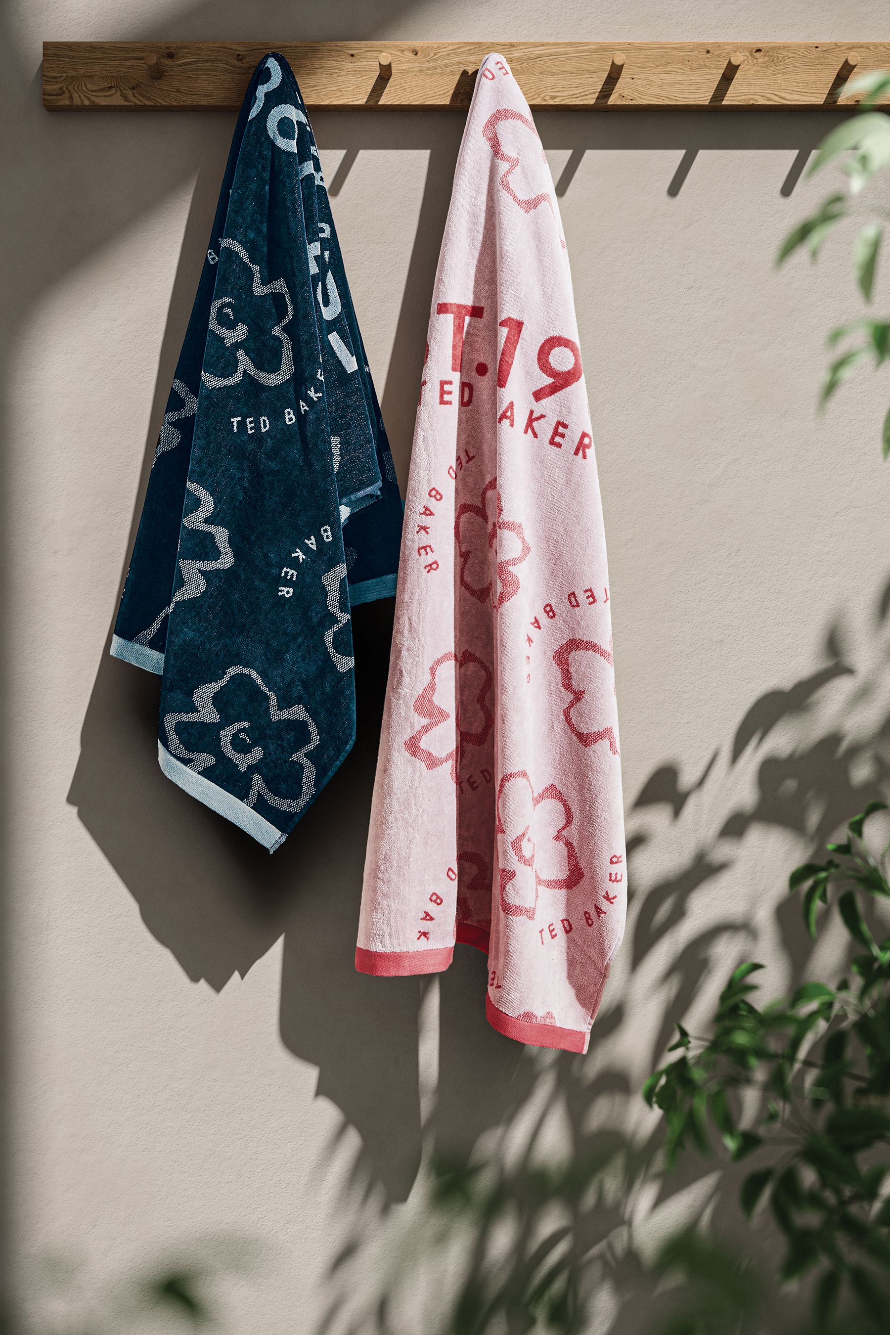 Buy Ted Baker Pink Est 1988 Beach Towel from Next Germany
