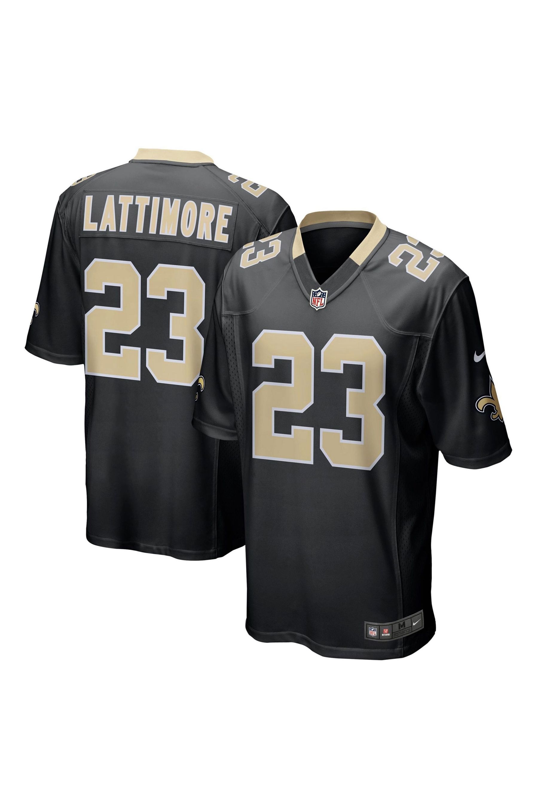 Buy Nike Black NFL New Orleans Saints Home Game Jersey Marshon