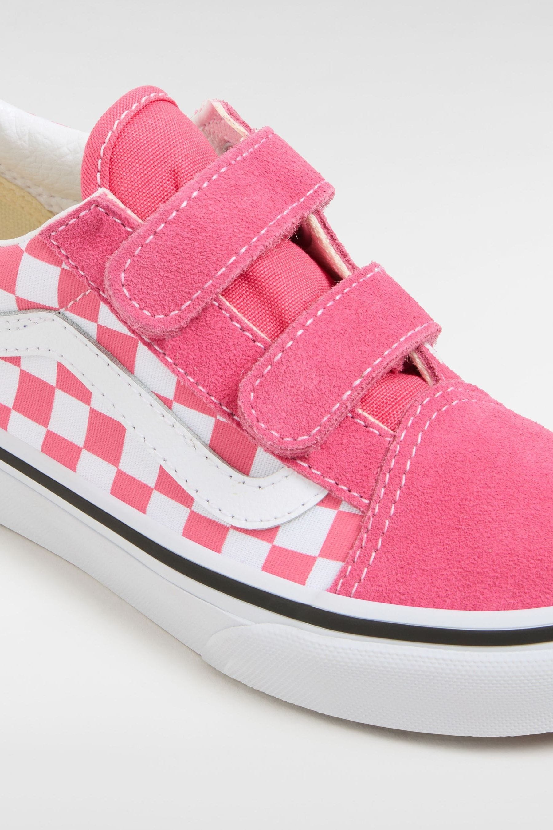 Pink old skool vans uk top